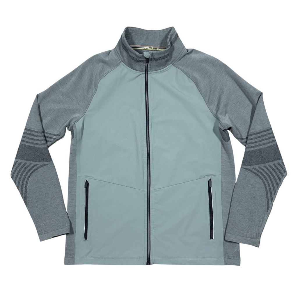 Smartwool Intraknit Active Track Jacket Men's Large Slim Fit Full Zip Pockets